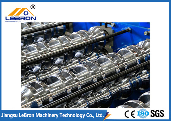 PLC Control 0.5mm Glazed Tile Roll Forming Machine 1000mm High Capacity Metal