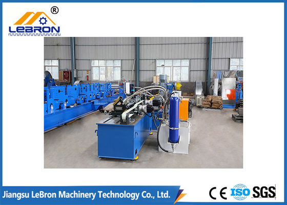 Galvanized  C Z Purlin Roll Forming Machine 8 Inches Feeding Width