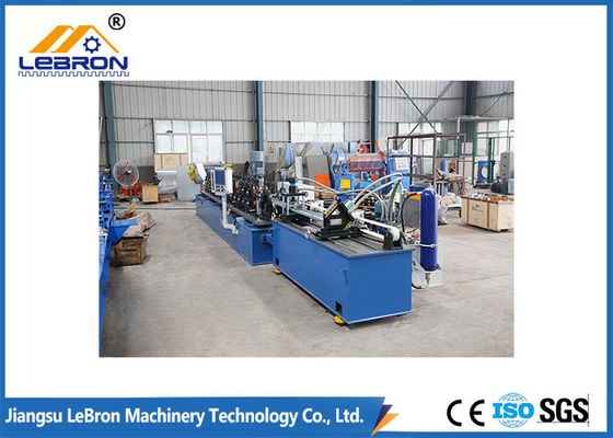 Galvanized  C Z Purlin Roll Forming Machine 8 Inches Feeding Width